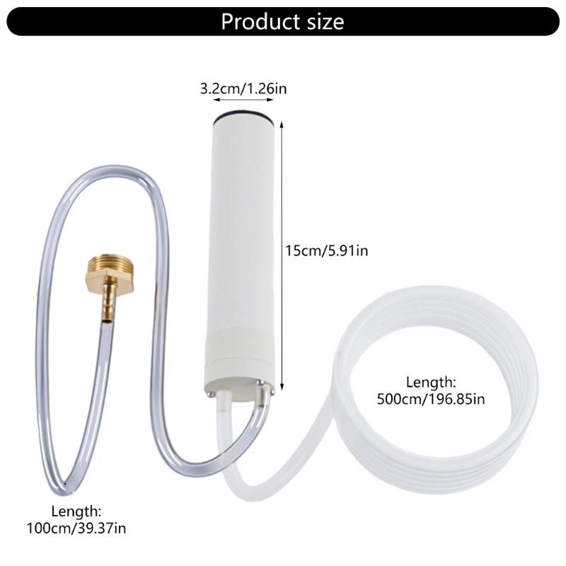 Compacts Water Transfers Pumps 6M Lift USB C Rechargeable For Homes Pet Utility Multifunctional