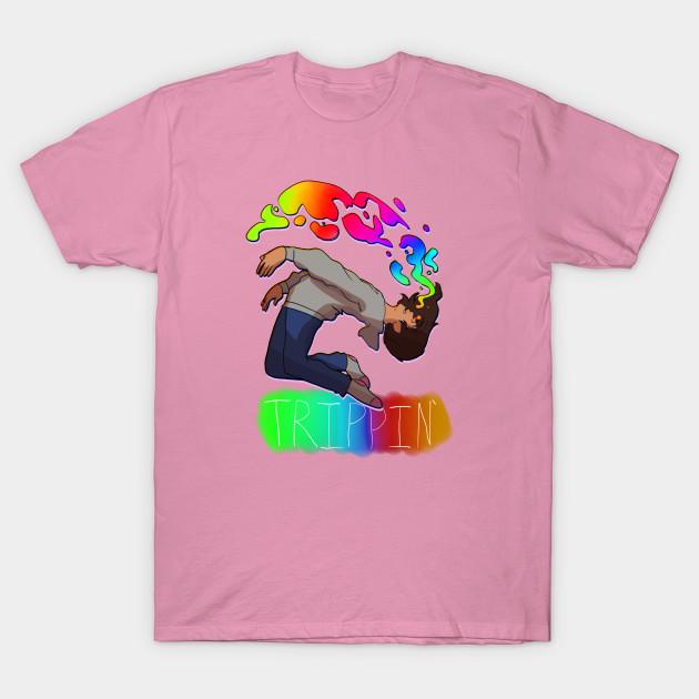 T Shirt Women Trippin Harajuku Print Kawaii Tshirt Summer Short Sleeve Female T-Shirt Top Tee