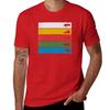 Thunderbirds Classic - Birds Silhouettes on Stripes T-Shirt cute tops plus size tops fitted t shirts for