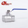 Heavy-Duty Stainless Steel Two-Piece Ball Valve with Lock