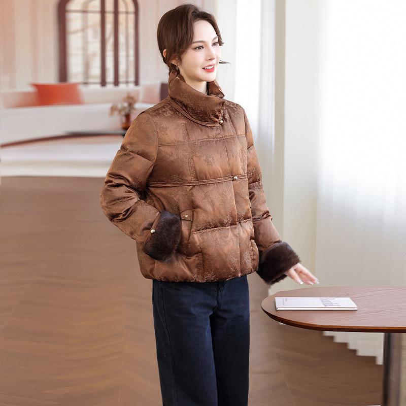 Stylish 2025 Winter Down Jacket for Middle-Aged & Older Women