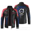 Hot men's clothing European size vauxha motorcycle leather jacket racing suit men's PU leather jacket jacket