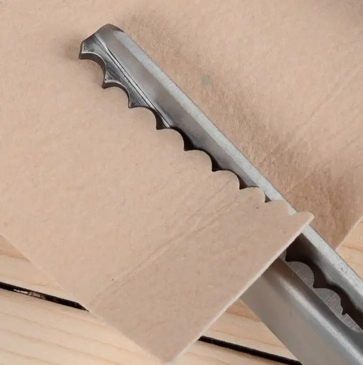 

3/5/7mm Dressmaking Scalloped Edge Pinking Shears Scissors Clipper Cutter Sewing Professional Tailor Scissors Cloth Tailoring