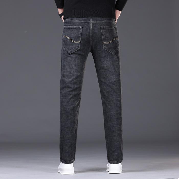 Men's Business Straight Leg Elastic Jeans - Spring/Summer 2026 Collection