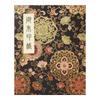 Goshuincho met 60 pagina's (postzegelboek) met vinylhoes, zwart bloemenarabesk patroon