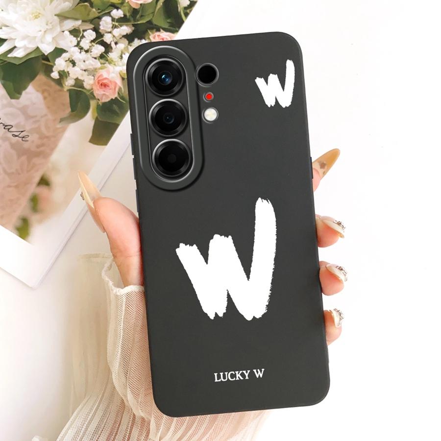 For Tecno Camon 50 Pro 4G Case Cover Lucky A-Z Letters Soft Silicone Coque Phone Case For Tecno Camon50 50Pro CN5C N5c Cases
