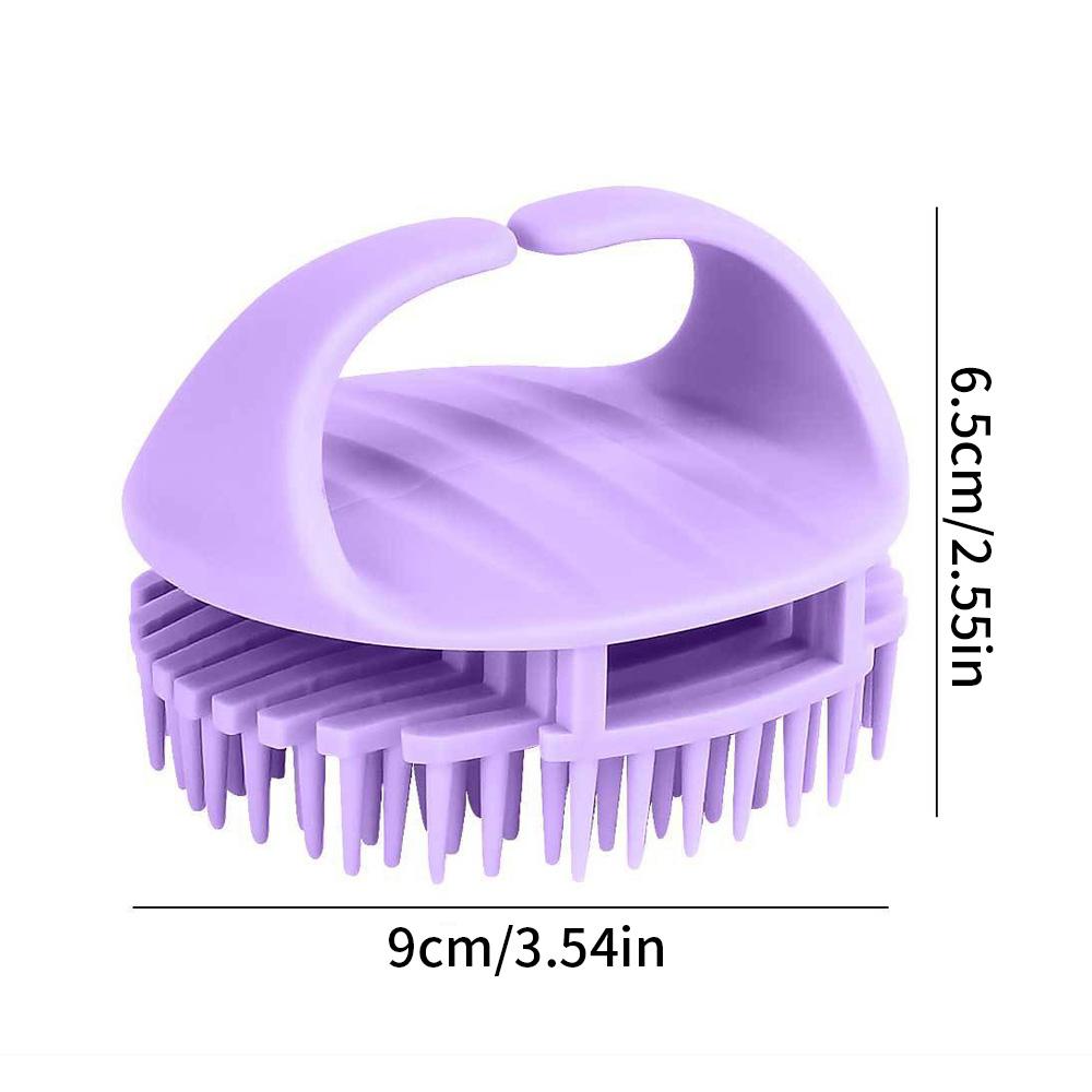 1PC Silicone Massage Comb Shampoo Comb - Suitable for both dry and wet use, gentle and non irritating - Suitable for home massag