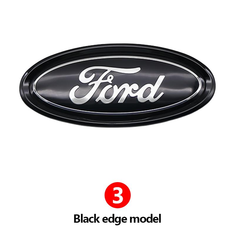 9.5cm 11.5cm 13cm ABS Emblème Badge Capot Avant Coffre Arrière Pour Ford Focus Ranger Fiesta Pièces de Rechange Auto Mondeo Escape Kuga R4W