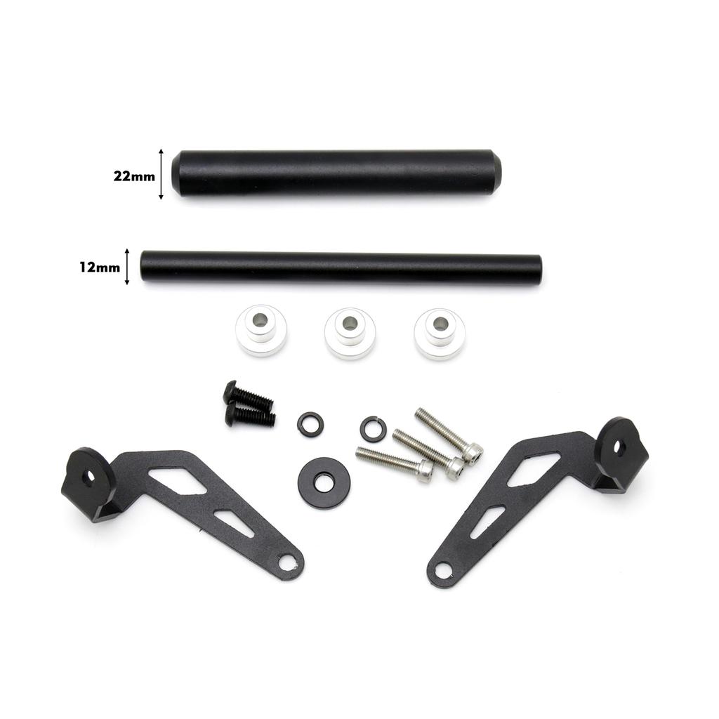 Suporte de navegação 12MM / 22MM Adaptador de montagem de suporte para Multistrada Enduro 1200S 950