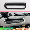 For Ford Bronco 2024 2025 Car Accessories Carbon Fiber Style Four-wheel Drive Panel Switch Decoration Trim