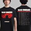 2026 Hot Sale Bad Omens Unisex Short Sleeve T Shirt US Tour 26 Rock Band Vintage Poster Graphic Tee Dark Streetwear O Neck Oversized Cotton Tops