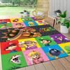 Super Mario Characters Carpet Rug Soft Washable Anti Slip Home Living Room Sofa Mats Personalized Christmas Rug