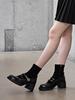 Elcanto Intense Women'S Mary Jane Sock Platform Ankle Boots 6Cm Lcwa78I54V