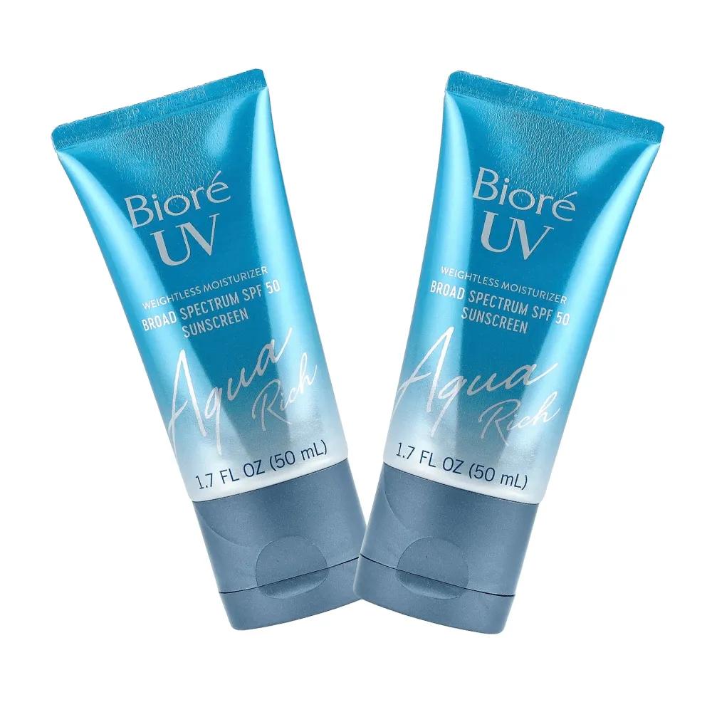 Biore UV Aqua Rich Weightless Moisturizer SPF50 50ml 2pcs