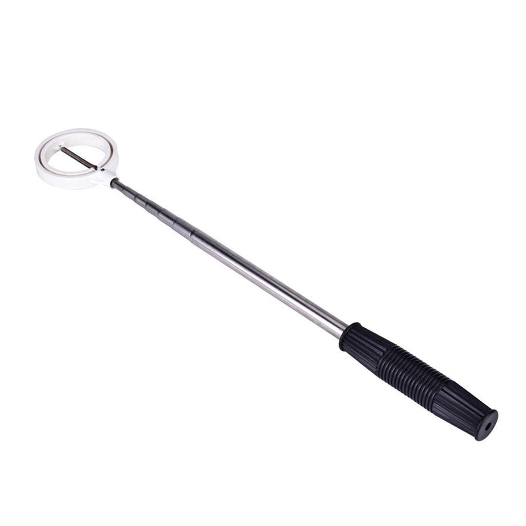 Practical Picker Telescopic Pick Up Tool Device Retriever Scoop (White)