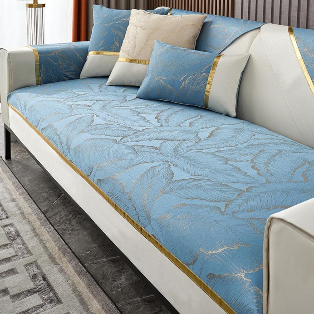 

Подушка для дивана Chenier универсальная для всех сезонов 2024 новая легкая роскошь высококлассный чехол для дивана подушка сиденья нескользящая накидка ткань полотенце 70*70cm