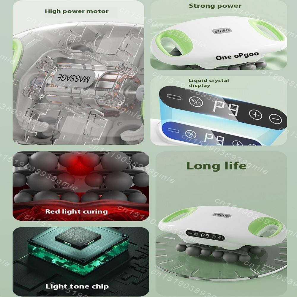 Fascia Gun 18 Heads Massage Gun Lose Fat Vibration Muscle Relaxation Massager Relief Neck Back Waist Massage Instrument Shaping