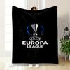 UEFA Europa League Logo Design Warm Blanket Flannel Blanket for Bedroom, Living Room, Sofa, and Nap Sofas