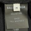 BALENCIAGA Back Logo Print Hoodie Black Men's Size M Model 508184