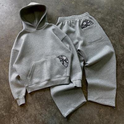 Pantalones deportivos de moda callejera retro europea y americana de otoño e invierno