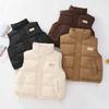 Winter Daunen Baumwollweste für Mädchen - Modische verdickte ärmellose Jacke für Babys, Kinder und Teenager