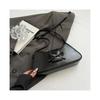 (Black) High-Grade Sense Retro Women Underarm Bag 2026 Spring New PU Leather Lady Commuter Shoulder Bags Solid Small Handbags for Women