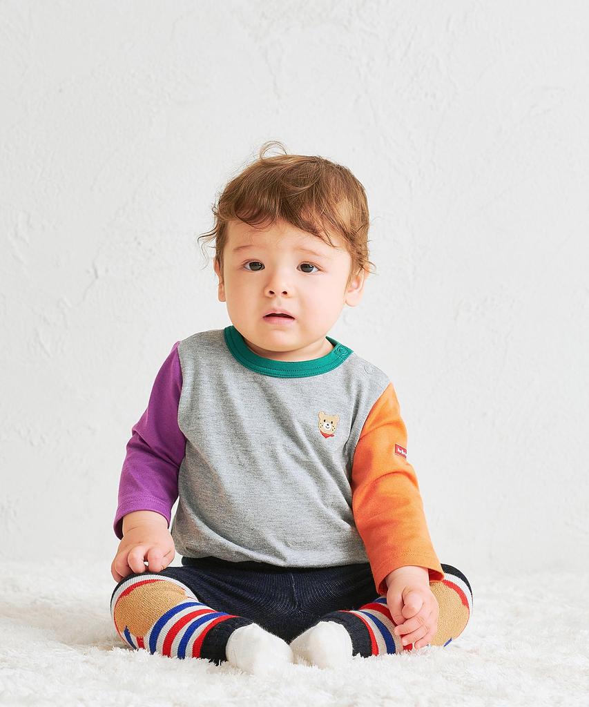 MIKIHOUSE HOT BISCUITS Baby Boys and Size M Leggings, Girls, Black, (80-90cm), 70-9807-492