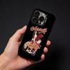 Чехол для телефона Band A-Aerosmith для iPhone 17, 16, 15, 14, 13, 12 Pro Max Черный Конфетный Матовый Ударопрочный Чехол