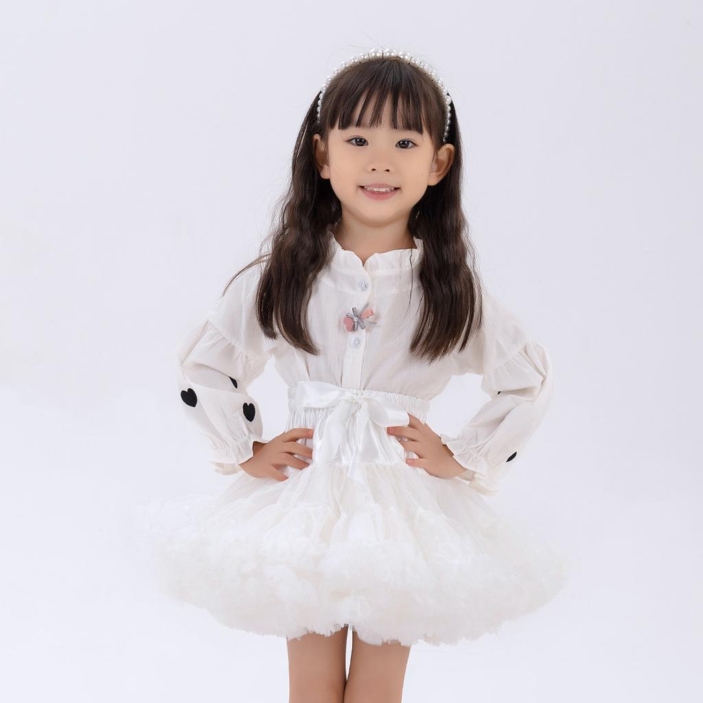 Girls Tulle Skirt Baby Children Tutu Pettiskirt Skirt Kids Fluffy Ballet Skirt Party Princess Girl Clothes