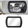 Car Visor Mirror, Universal Clip-On Automotive Sun Visor Vanity Mirror For SUVs And Various Vehicles, Car Accessories Interior For Women, Black