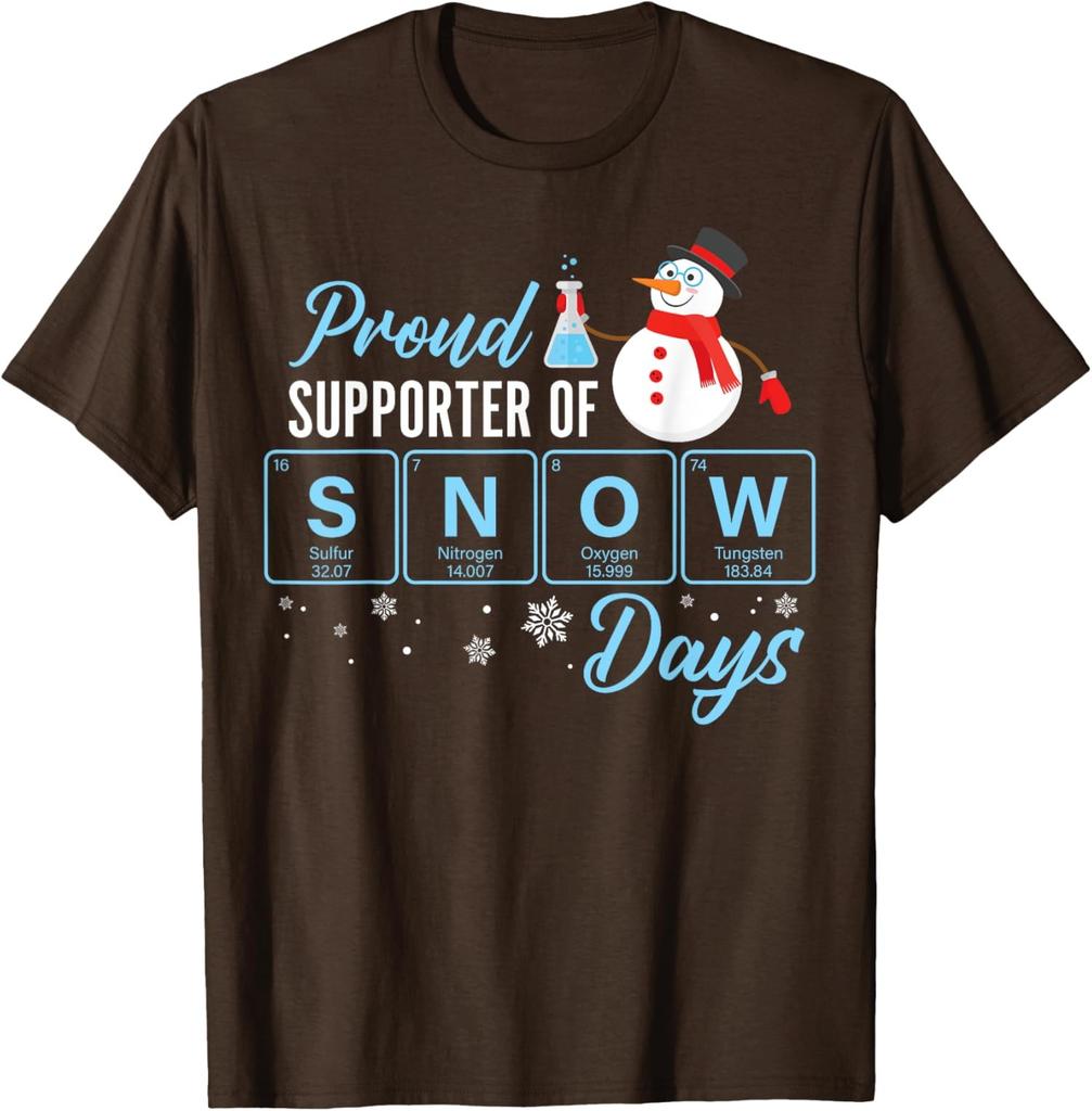 Proud Supporter Of Snow Days Chemistry Teacher Unisex T-Shirt