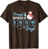 Proud Supporter Of Snow Days Chemistry Teacher Unisex T-Shirt
