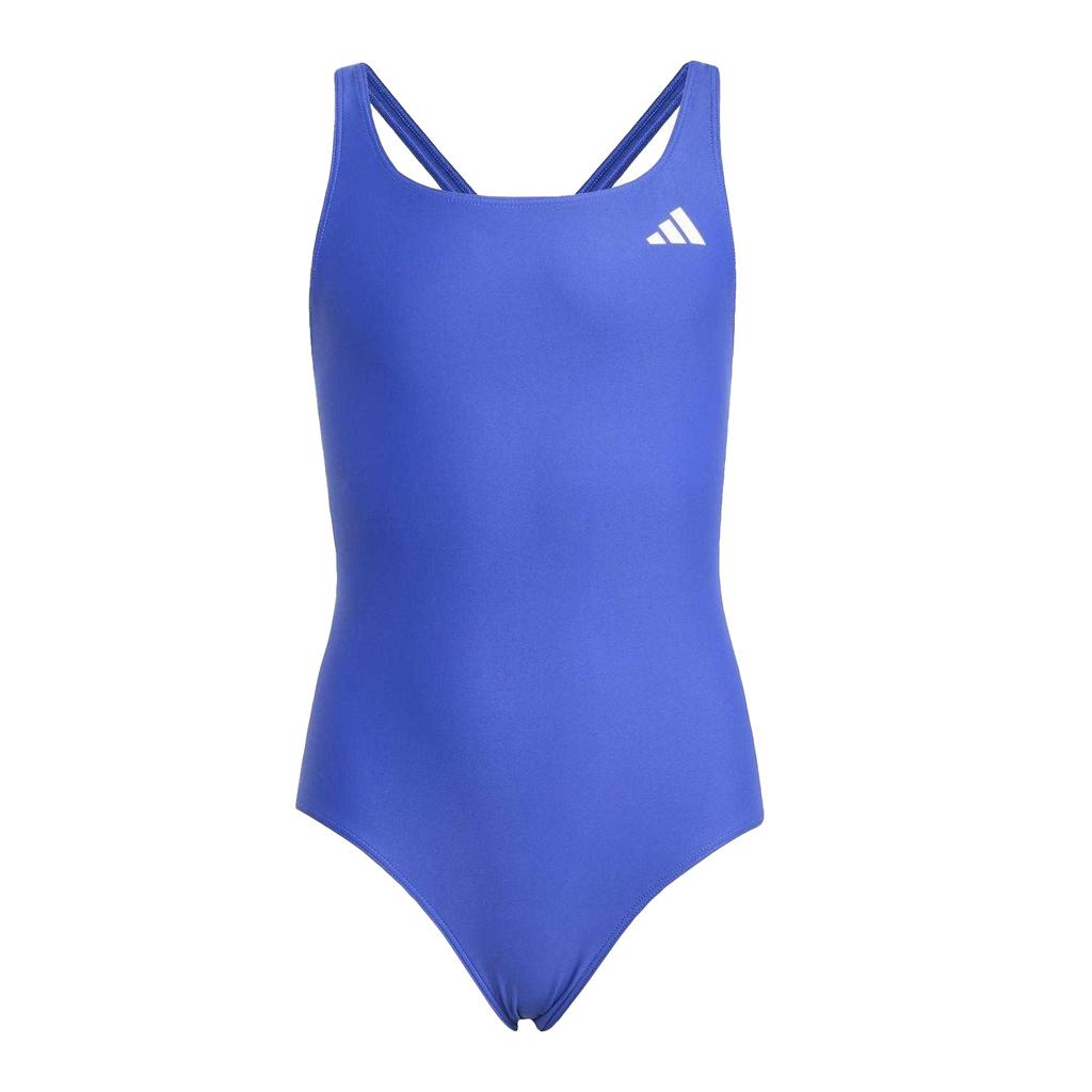 adidas Girls Small Logo Racerback One Piece Swimsuit