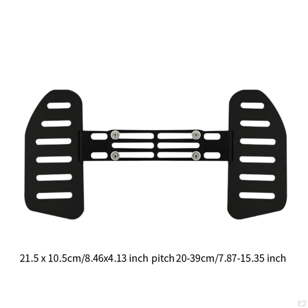 Electric Bike Foot Rest Vehicle Modification Set Easy to Install Motorcycle Accessory Lightweight