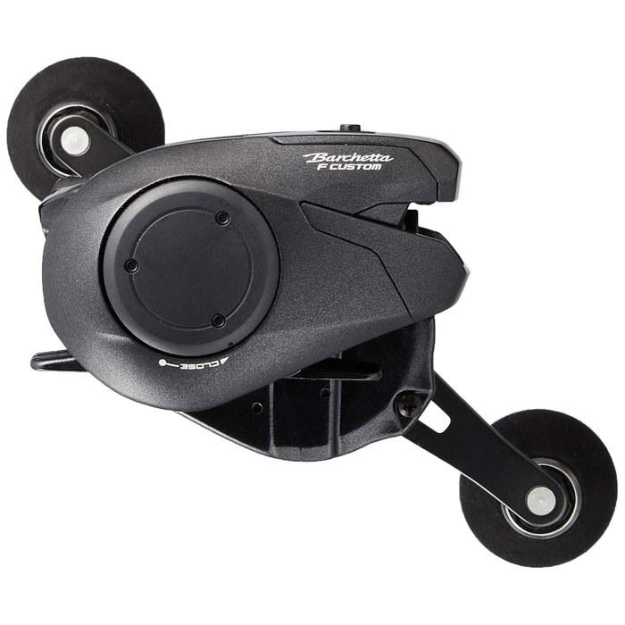 Shimano Barketta F Custom 151DH (Left) Boat/Hand-Winding Reel, Black/Gray