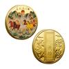 1Pc 40Mm Year Of The Horse Chinese Coins Lucky Animal Horse Commemorative Coins Metal Collection 2026 New Year Souvenir Gift