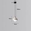Wabi-sabi Bedroom Bedside Chandelier Nordic Simple Modern Entrance Restaurant Bar Creative Cement Small Ceiling Light