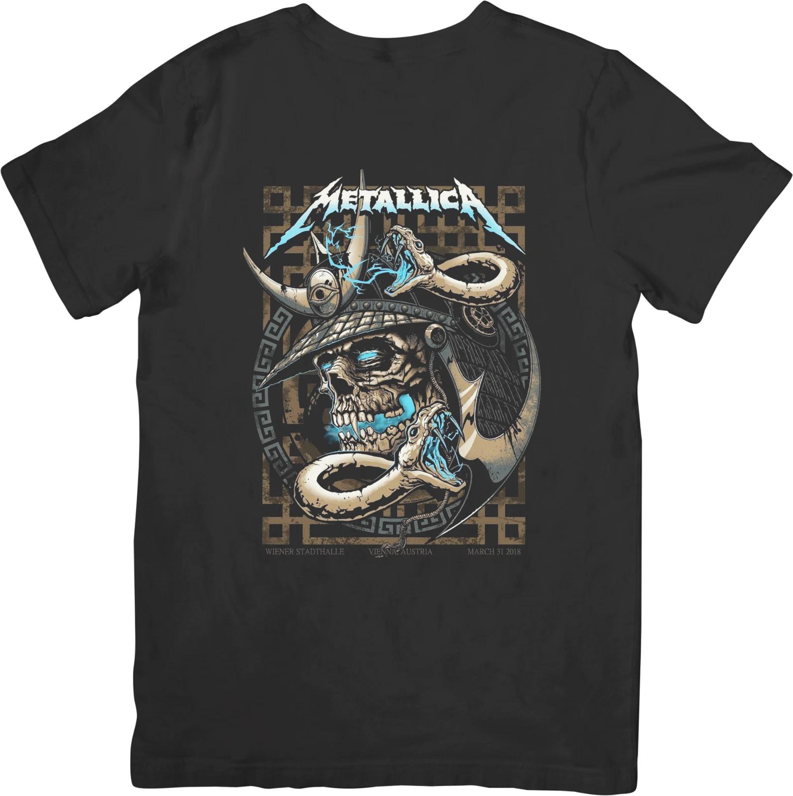 

Matallica Music Unisex Fit for Men & Women Quality Cotton T-Shirt Black 2XL