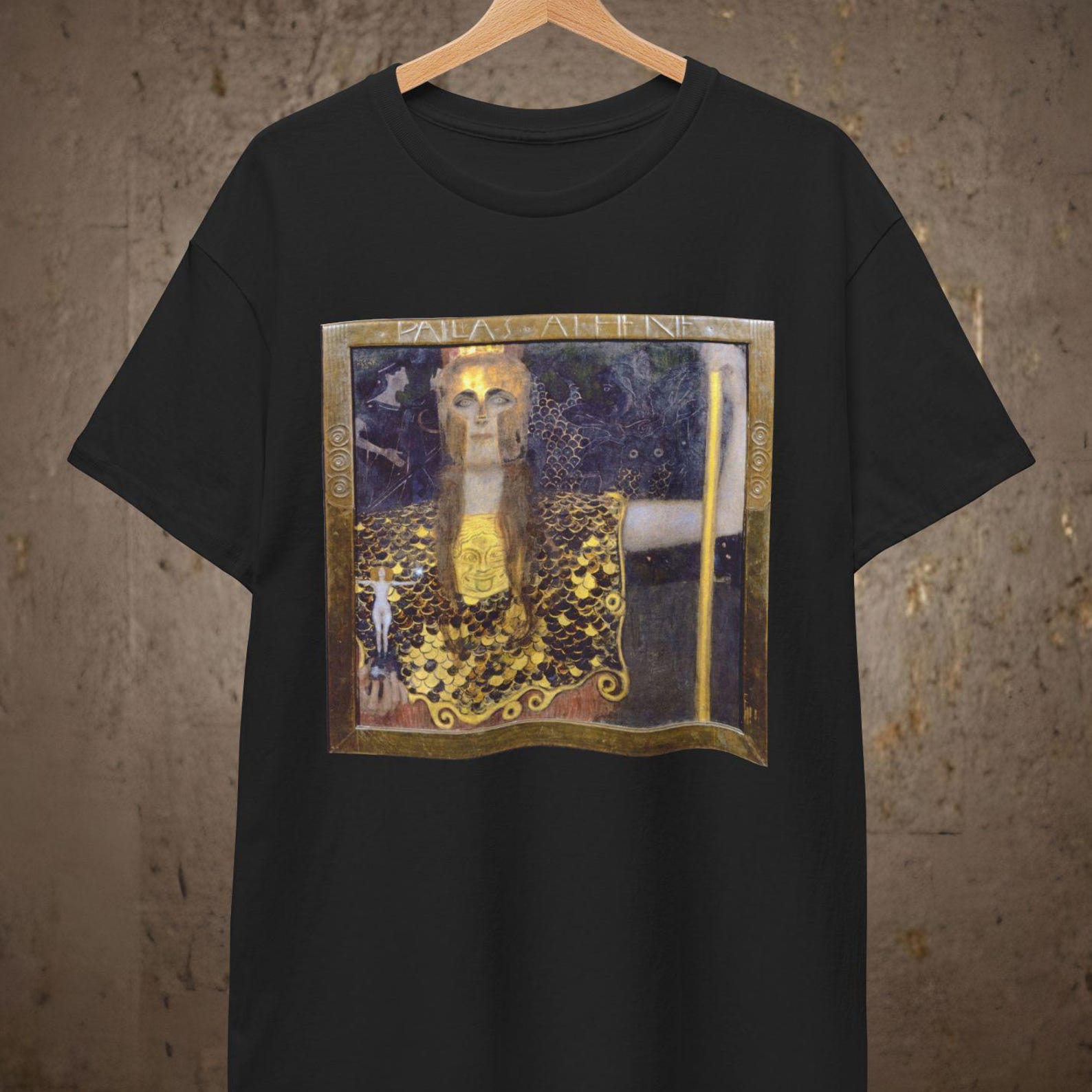 Gustav Klimt Pallas Athene Art Tee | Fine Art T shirt S
