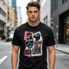 Vintage Bronx Schädel Collage Grafik T-Shirt Unisex Unisex Baumwolle Kurzarm Lässig Streetwear Top Y2k