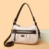 A Contrasting Color Crossbody Bag for Women with Multiple Compartments and A Large Capacity Single-shoulder Bag