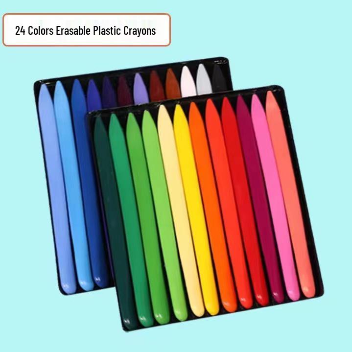 Washable No-Mess Crayons: 24 or 36 Colors - Safe Drawing Sticks for Kids, Ideal for Kindergarten