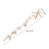 Starfish Headpiece - Wedding Hair Accessory with Pearls for Brides, Nautical Alloy Hair Decor for Women