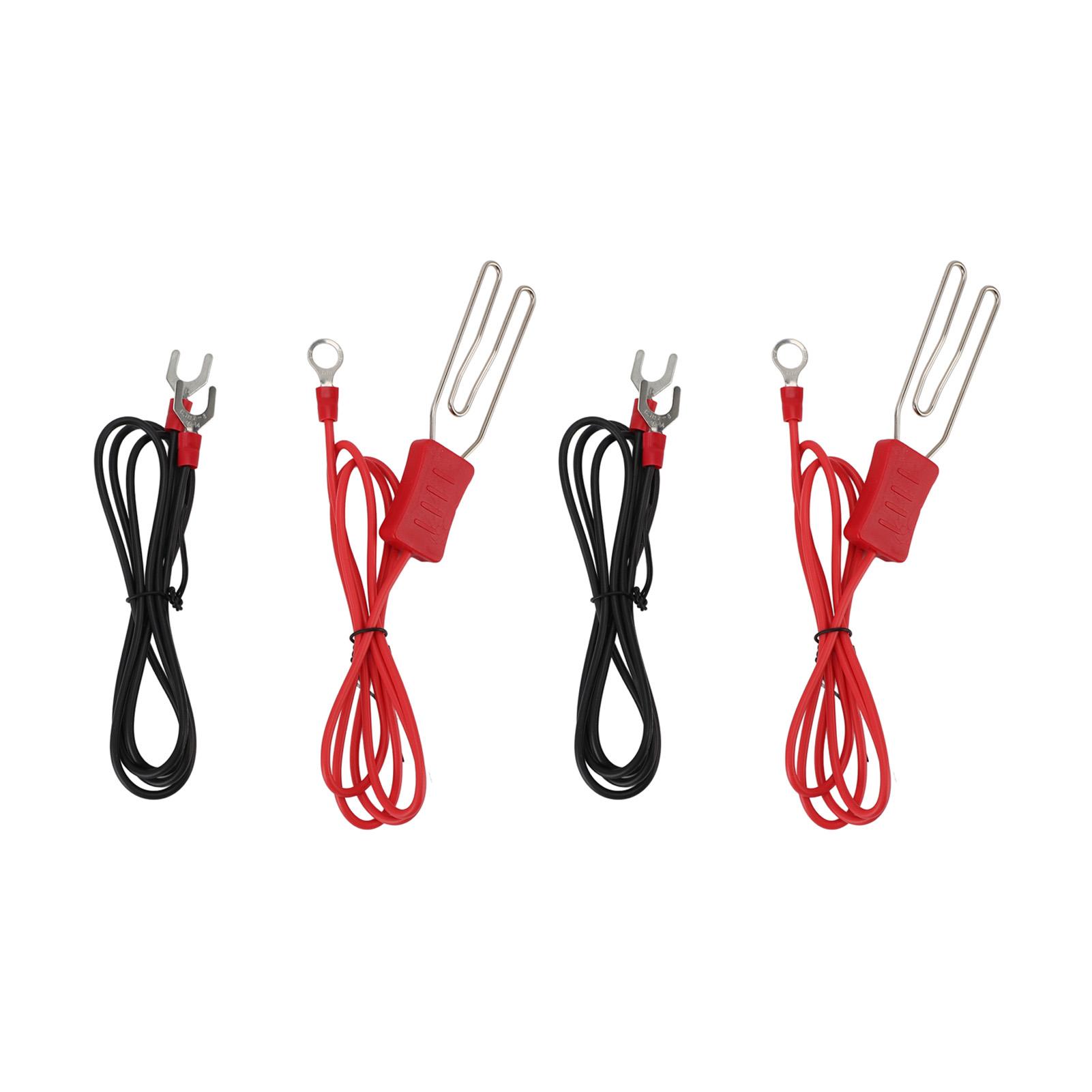 

2 Set Electric Tape Connectors Livestock Ranch Fence Stainless Steel Hook Connector M8 Terminal