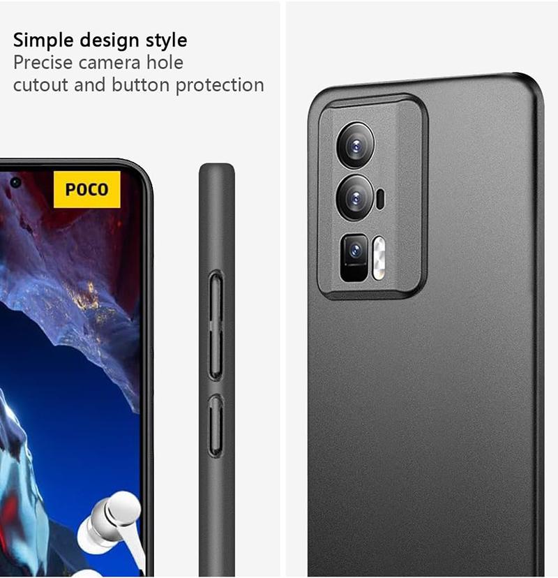 Matte PC Hard Ultra Thin Case For Xiaomi POCO F5 F4 F3 X6 X5 X4 X3 M6 M5 M4 PRO GT 4G 5G Back Cover Frosted Shockproof Shell