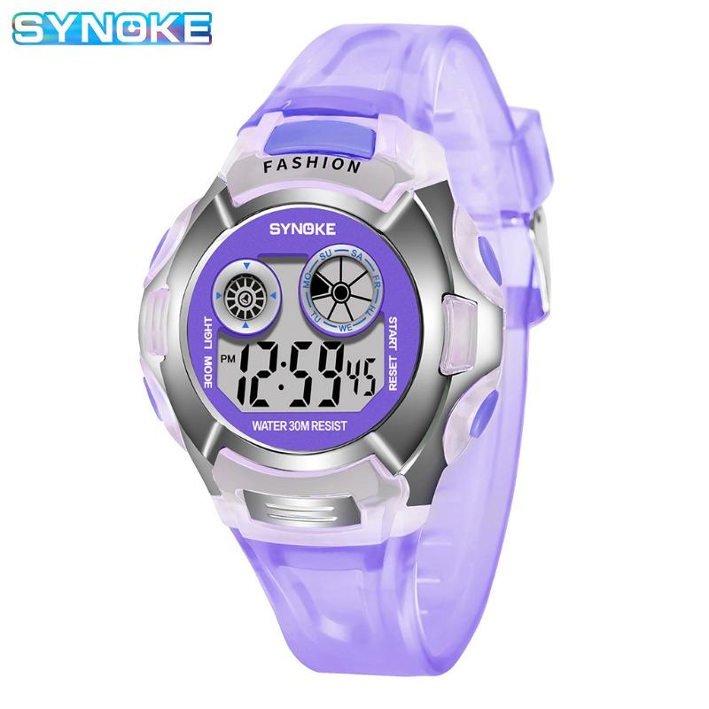 Top Brand New Electronic Watch Alarm Colorful Luminous Multifunctional Sports Waterproof Watch for Men and Women Students