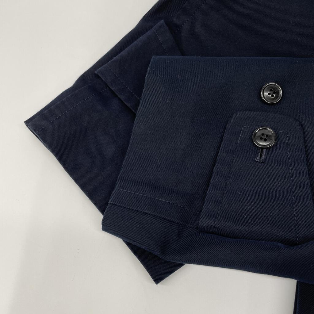 MAATEE&SONS MT1303-0703 22AW Navy Lined Double Breasted Coat Coat 3 NavyUsed