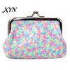 Colorful Sequin Wallet Women Coin Purse, with Metal Hinge And Kiss-lock Design, Lightweight Portable Travel Pouch Mini Wallet, Sequined Glitter