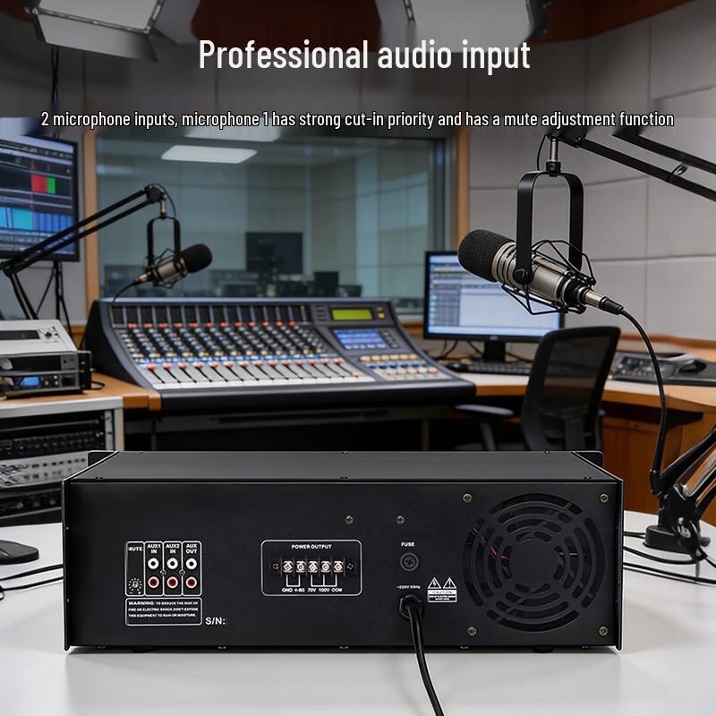 Weishu GWP-G1000 Professional Public Address Amplifier (CN Version)