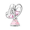 Sweet 925 Silver Car Charms Bicycle Pumpkin Carriage Ring Beads Pendant Fit Bracelet Necklace DIY Jewelry Gift